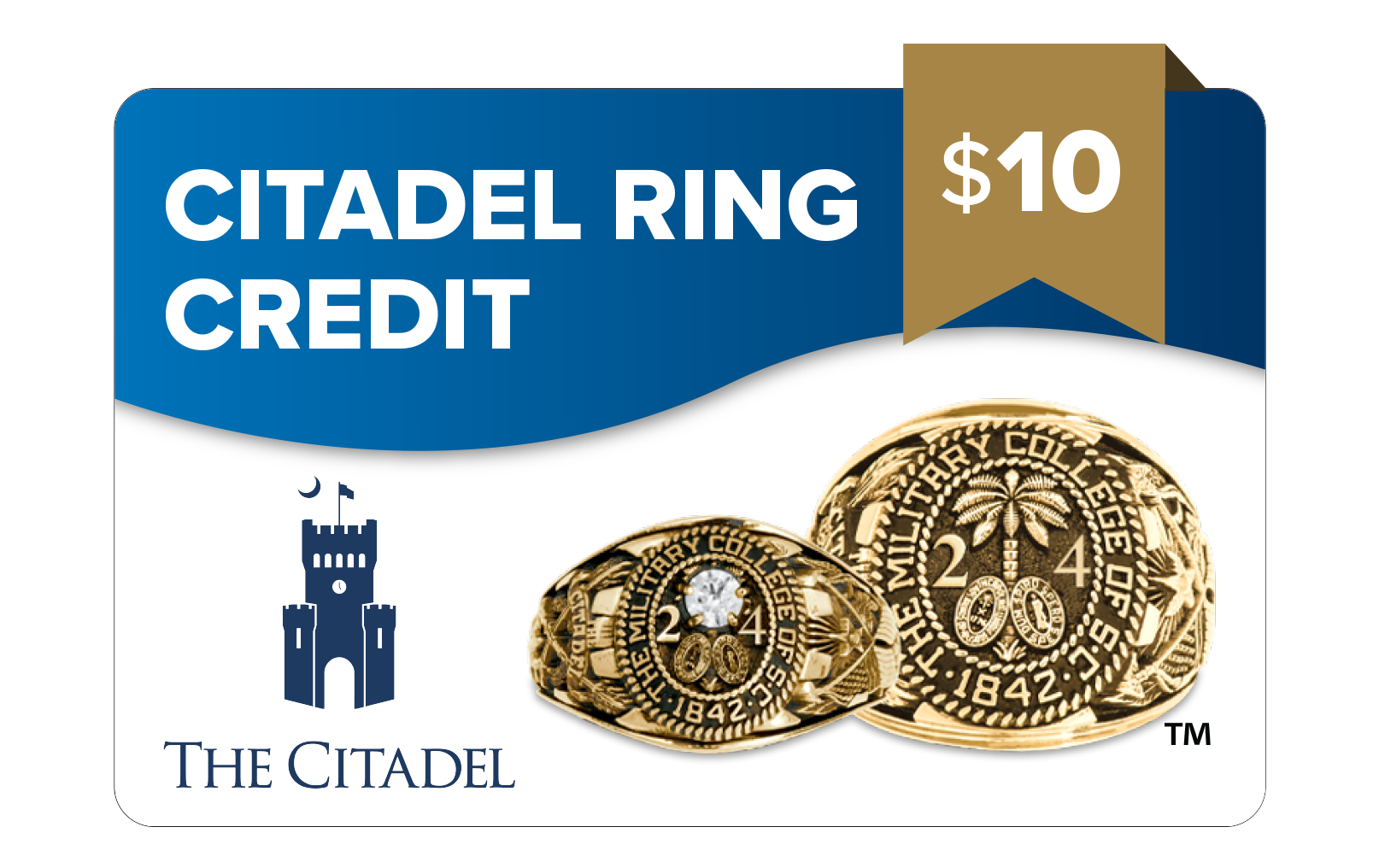 The citadel hot sale class ring